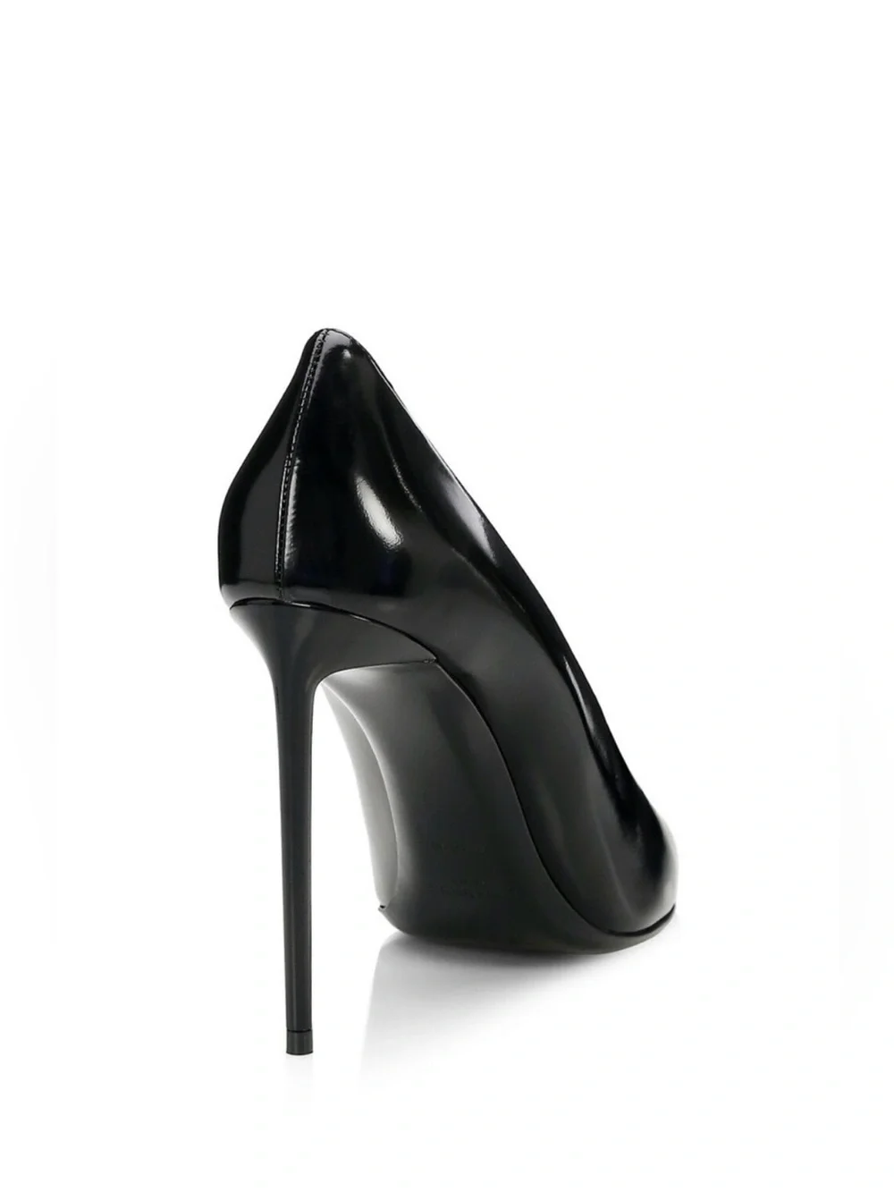 Saint Laurent Teddy Black Patent Pointed-Toe Stiletto Pump - Women - Picture 2 of 9